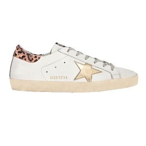 Golden Goose Pink Leopard Superstars